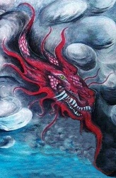 Seelentier Drache rot